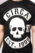 Футболка Circa Lopez Biker Skull Black 2010 г инфо 8755y.