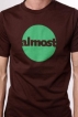 Футболка Almost Circle Logo Chocolate 2010 г инфо 8777y.